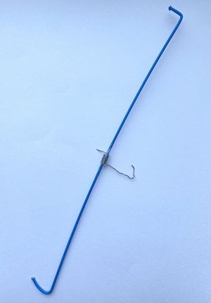 キックバネを取り付けた棒