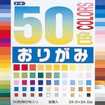 トーヨー 折り紙 50色おりがみ 24cm角 60枚入