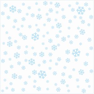 雪の結晶の模様が入った折り紙